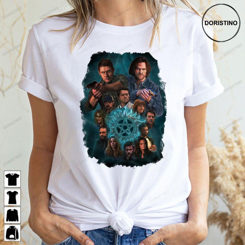 The Winchesters And Friends Supernatural 2 Doristino Tshirt Sweatshirt Hoodie