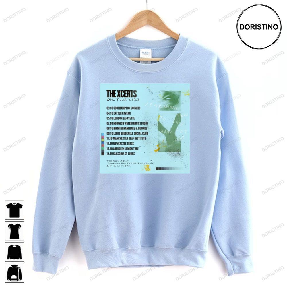 The Xcerts Uk Tour Dates 2023 Learning How To Live And Let Go 2 Doristino Sweatshirt Long Sleeve Hoodie
