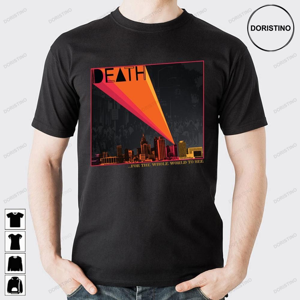 Death For The Whole World To See Album Cover Limited Edition T-shirts
