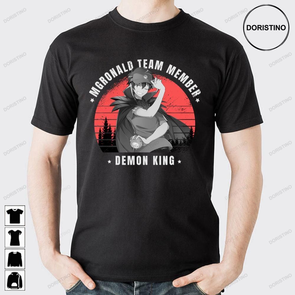 Demon King Mgronald Team Member Devil Part Timer The Devil Is A Part-timer Limited Edition T-shirts