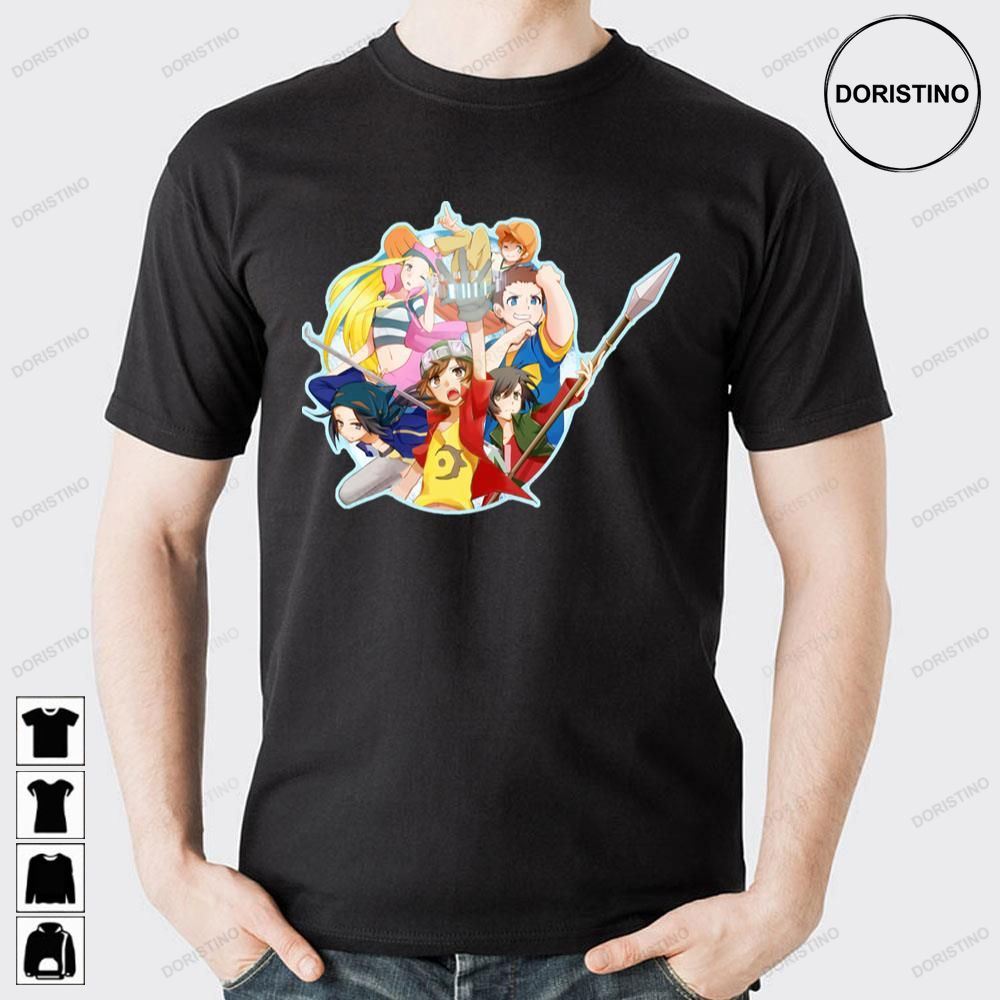 Digital Monsters Characters Japanese Sciencefiction Anime Funny Design Trending Style