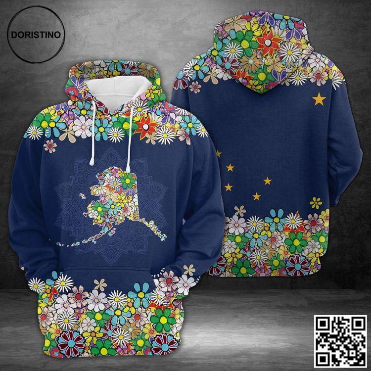 Awesome Alaska Flower 3d Limited Edition 3D Hoodie