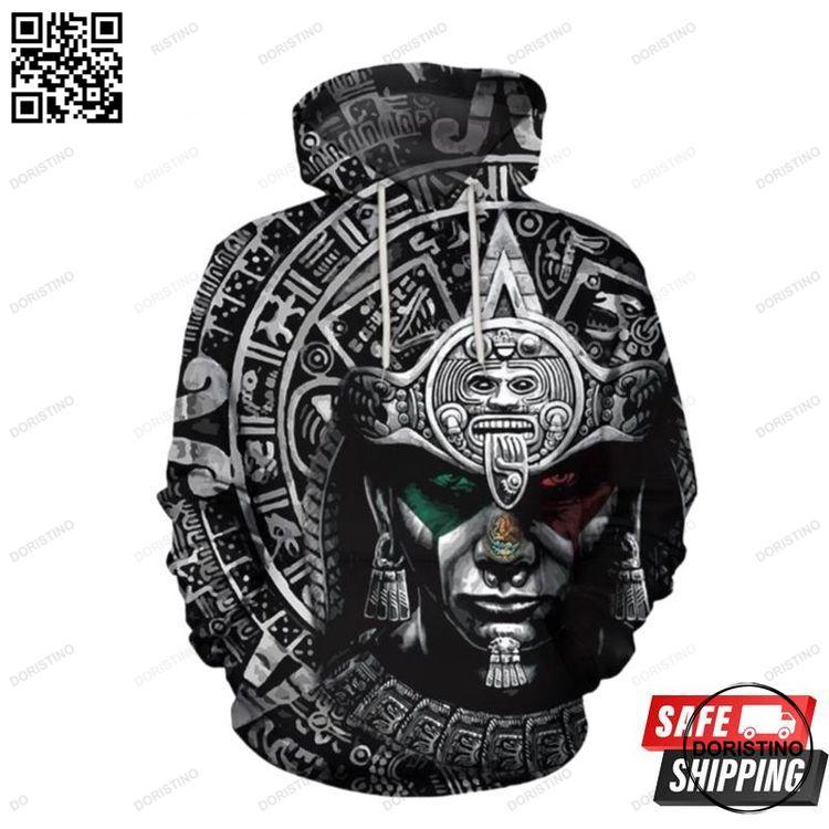 Aztec Warrior Mexican Awesome 3D Hoodie