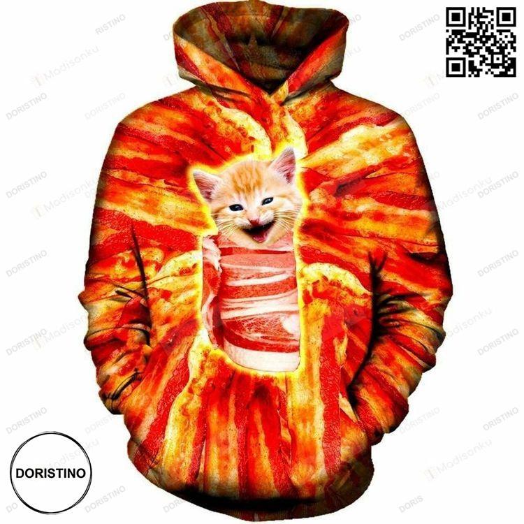 Bacon Cat 3d Limited Edition 3D Hoodie