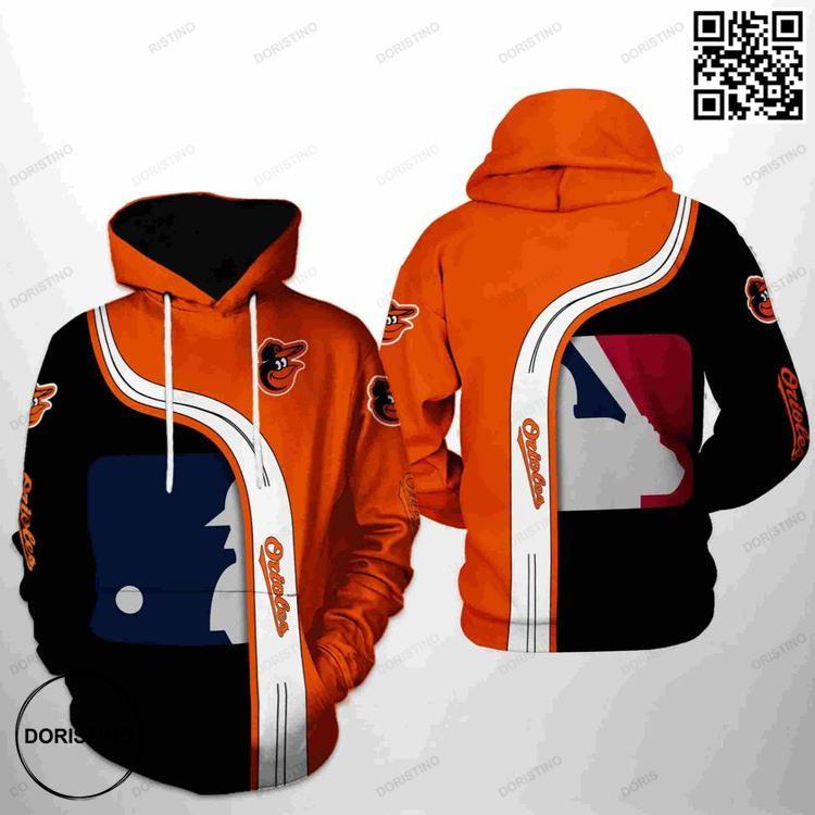 Baltimore Orioles Mlb Team Zipper Limited Edition 3D Hoodie