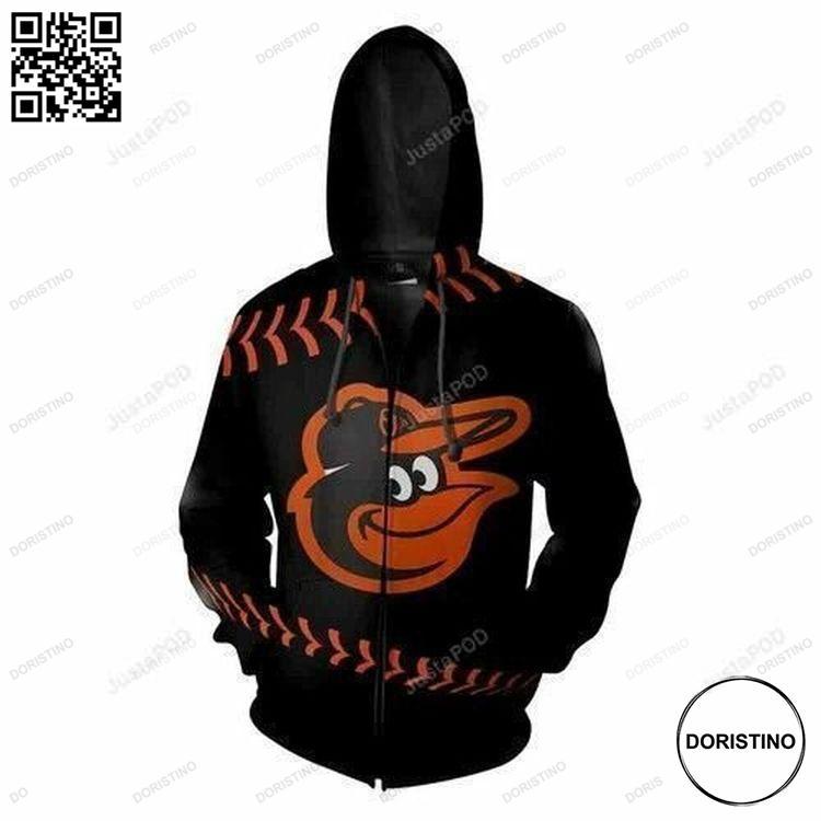 Baltimore Orioles Nfl Football 3d All Over Print Hoodie
