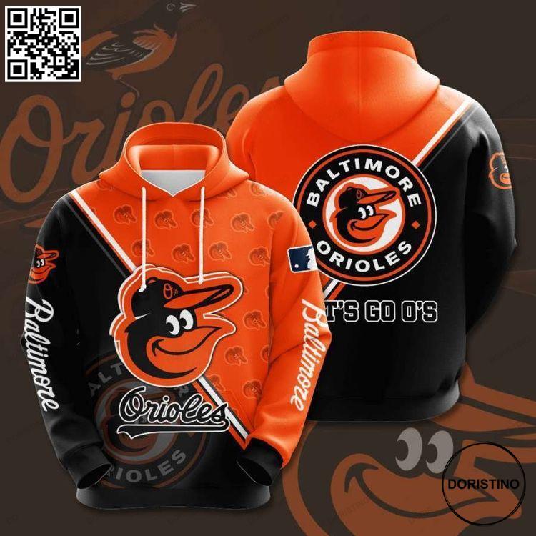 Baltimore Orioles No140 Custom Limited Edition 3D Hoodie