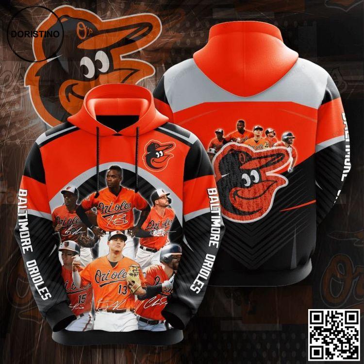 Baltimore Orioles No141 Custom Limited Edition 3D Hoodie