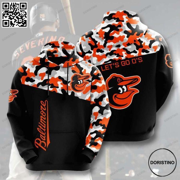 Baltimore Orioles No143 Custom Awesome 3D Hoodie