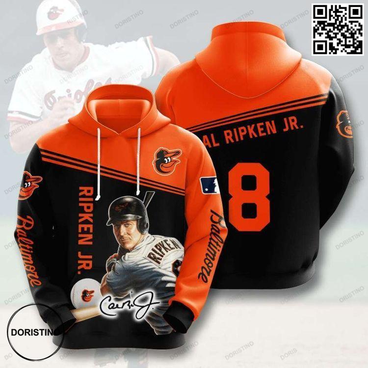 Baltimore Orioles No148 Custom Limited Edition 3D Hoodie