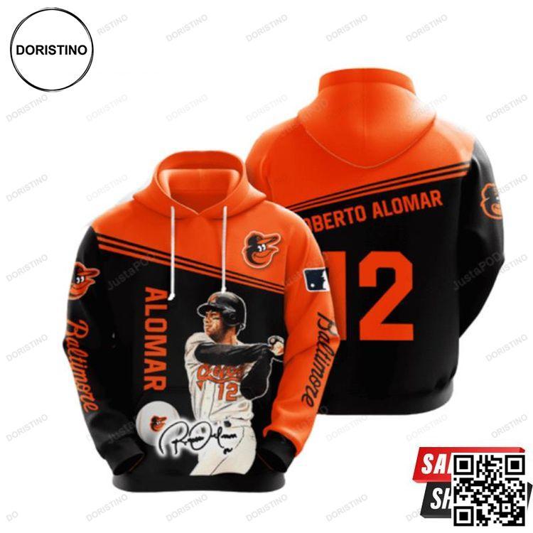 Baltimore Orioles Roberto Alomar 1 Limited Edition 3D Hoodie