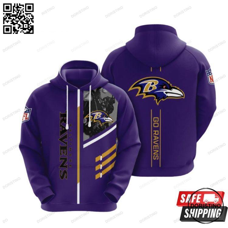 Baltimore Ravens 4 Limited Edition 3D Hoodie