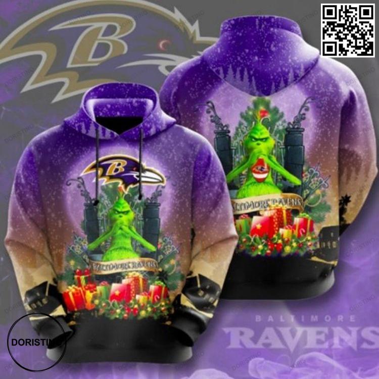Baltimore Ravens Christmas Limited Edition 3D Hoodie