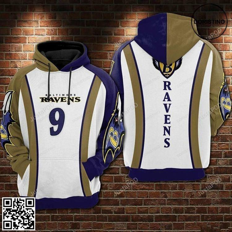 Baltimore Ravens For Unisex 3d All Over Print Hoodie