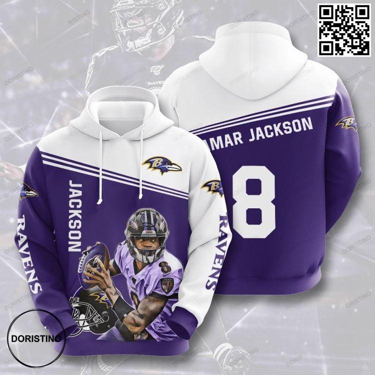 Baltimore Ravens No170 Custom Limited Edition 3D Hoodie