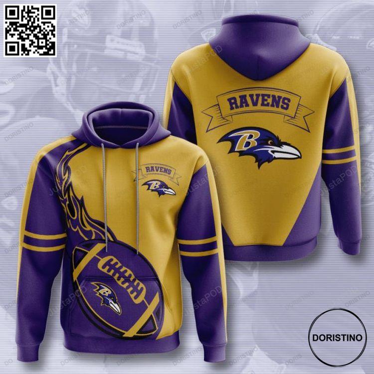 Baltimore Ravens Limited Edition 3D Hoodie