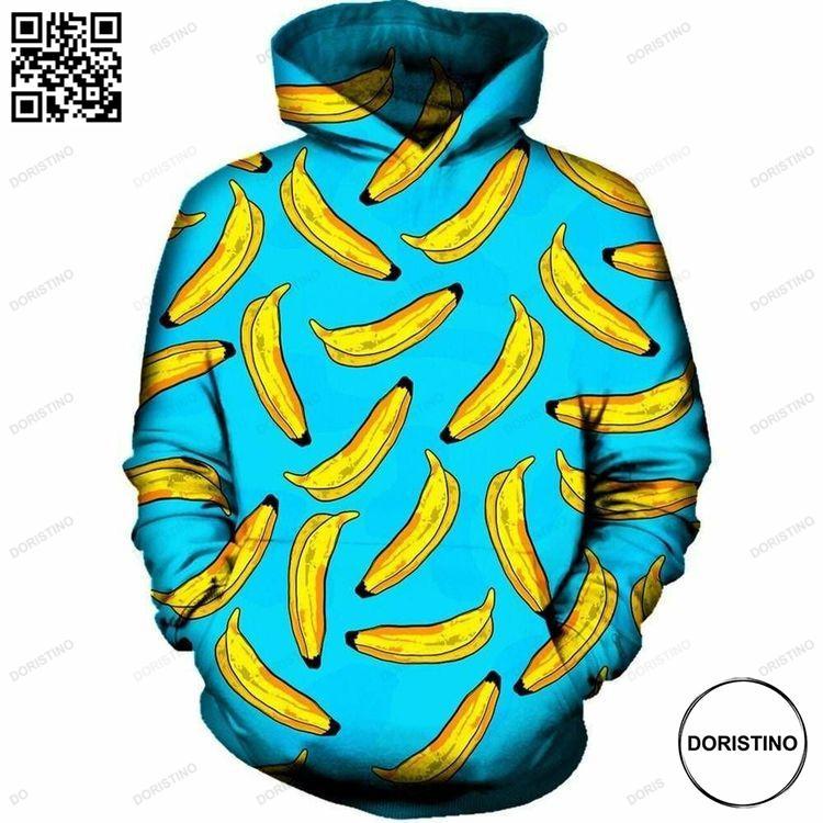 Banana 3d Awesome 3D Hoodie