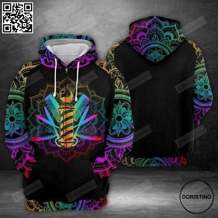 Barber 3d Awesome 3D Hoodie