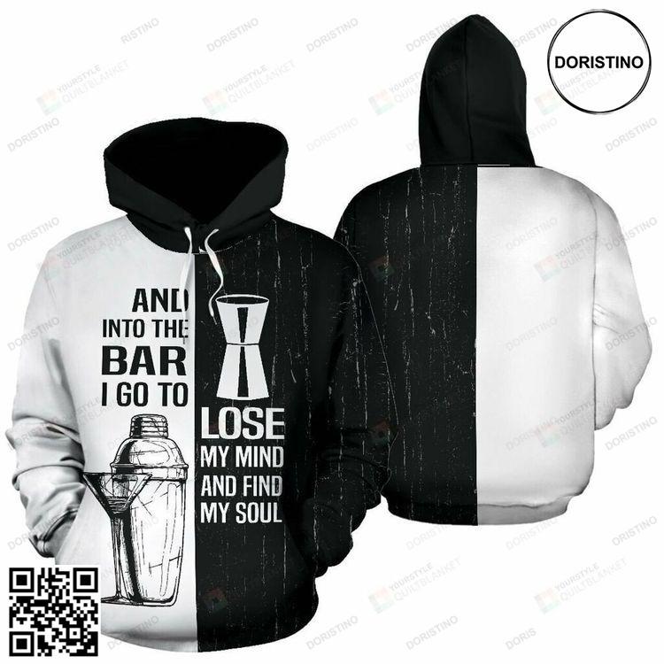 Bartender 3d Awesome 3D Hoodie