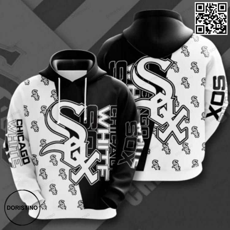 Basic White Sox Awesome 3D Hoodie