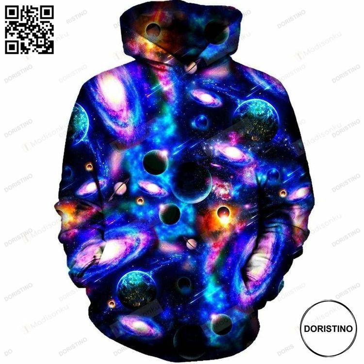 Battle Of The Galaxies 3d All Over Print Hoodie