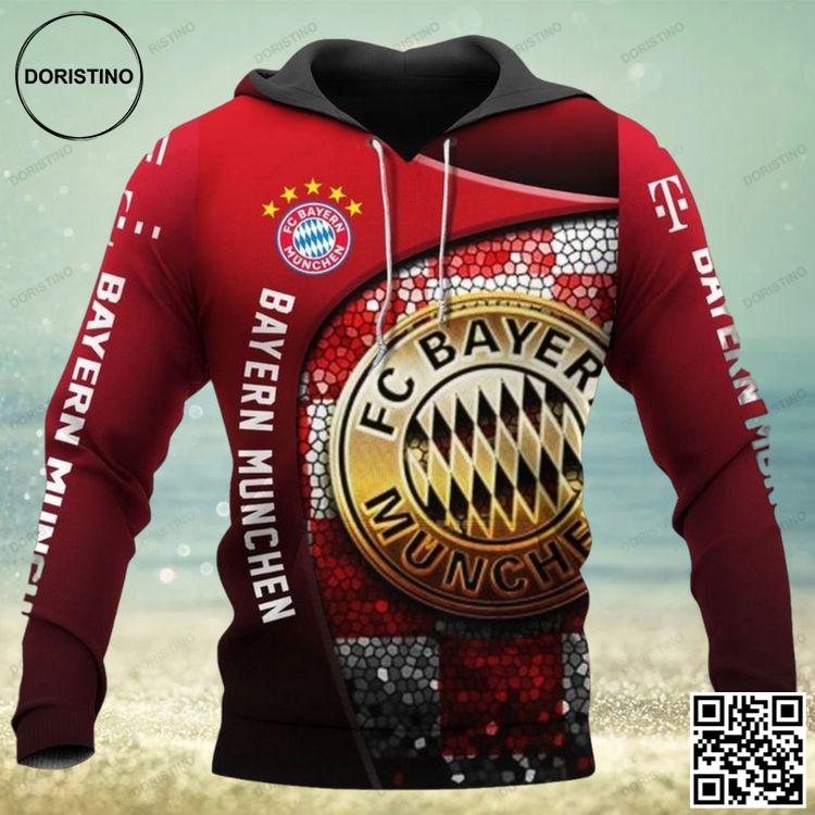 Bayern Munich Red The Bavarians Pullover All Over Print Hoodie