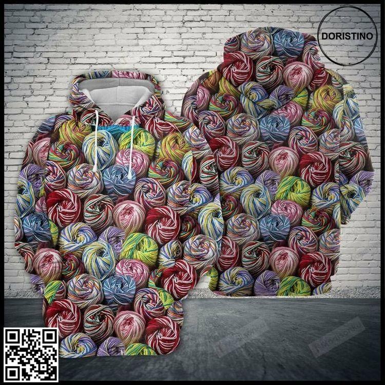 Beautiful Yarn For Unisex 3d All Over Print Hoodie