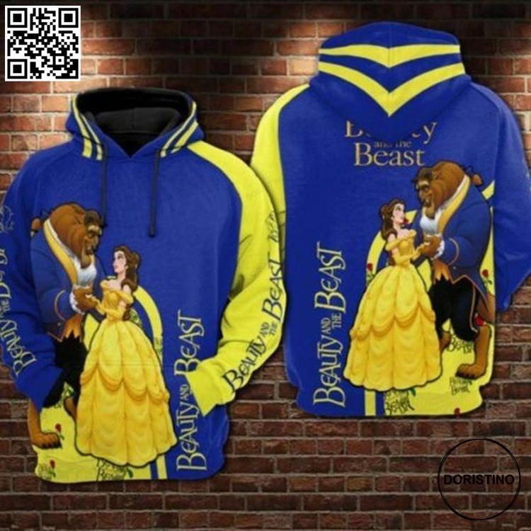 Beauty And The Beast All Over Print Hoodie