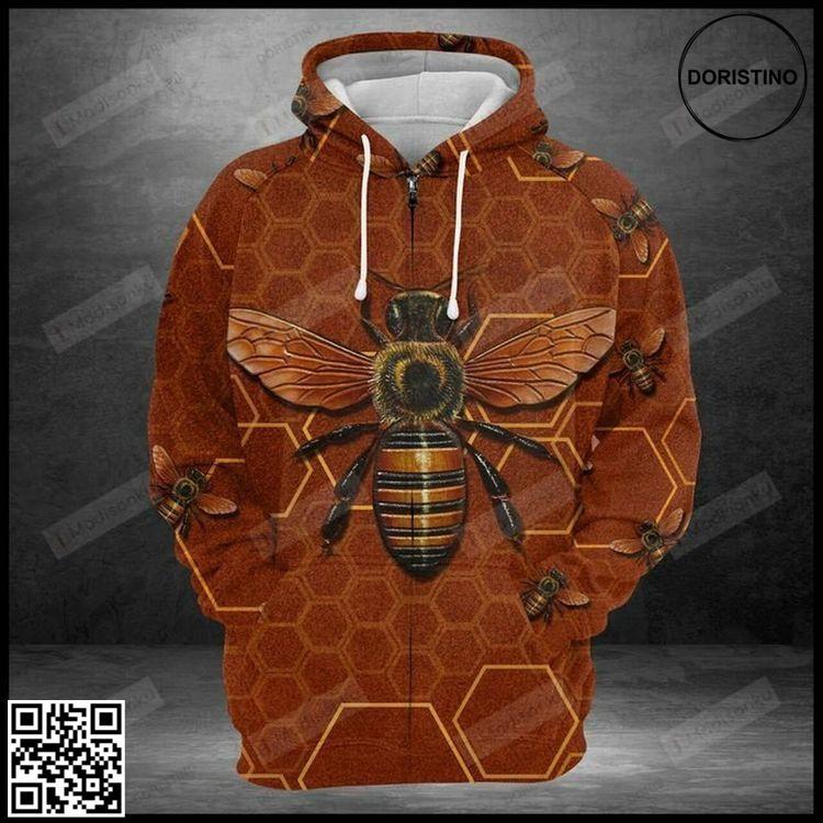 Bee Queen 3d Awesome 3D Hoodie