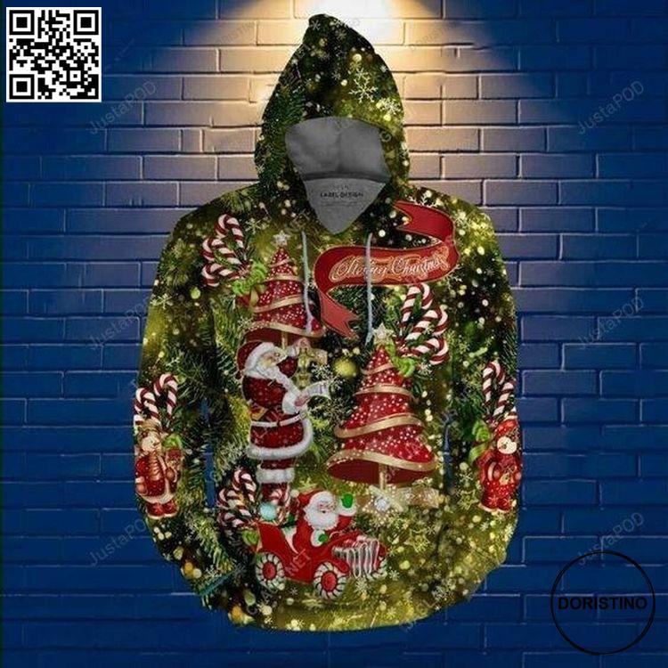Believe In Magic Of Christmas Santa Claus 3d All Print All Over Print Hoodie