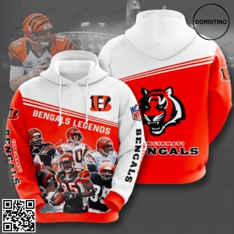Bengals Legends Limited Edition 3D Hoodie