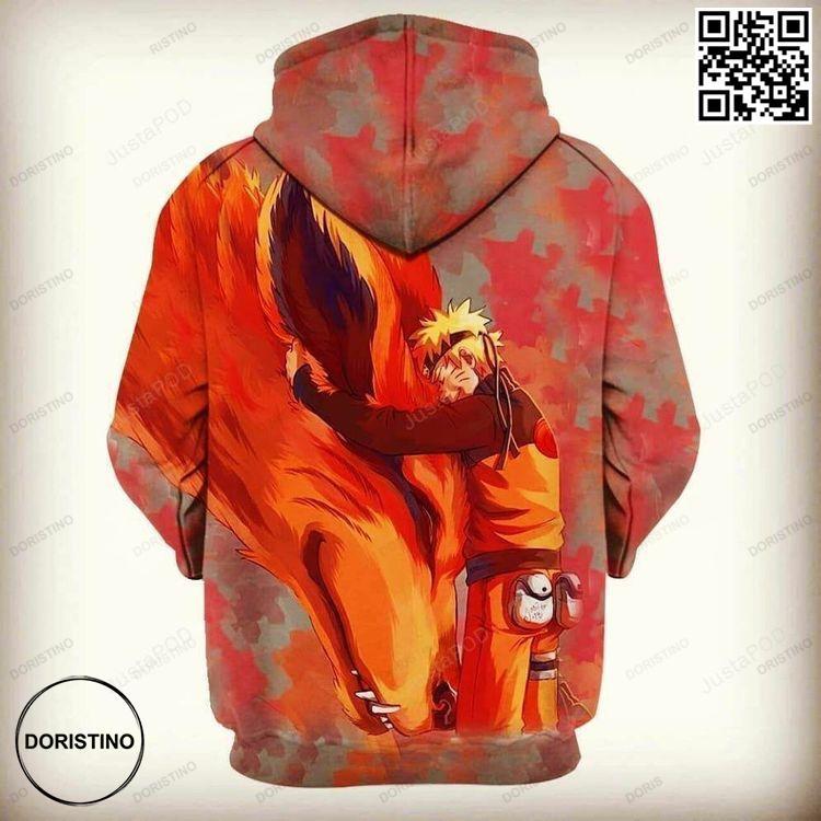Best Friends Naruto Charka Nine Tailed Fox 3d Awesome 3D Hoodie