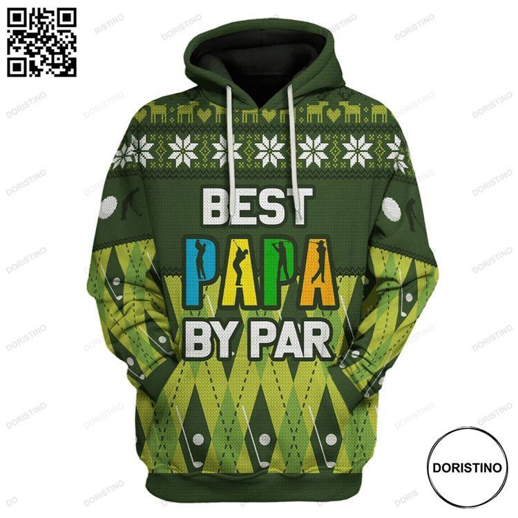 Best Papa By Par 3d All Print All Over Print Hoodie