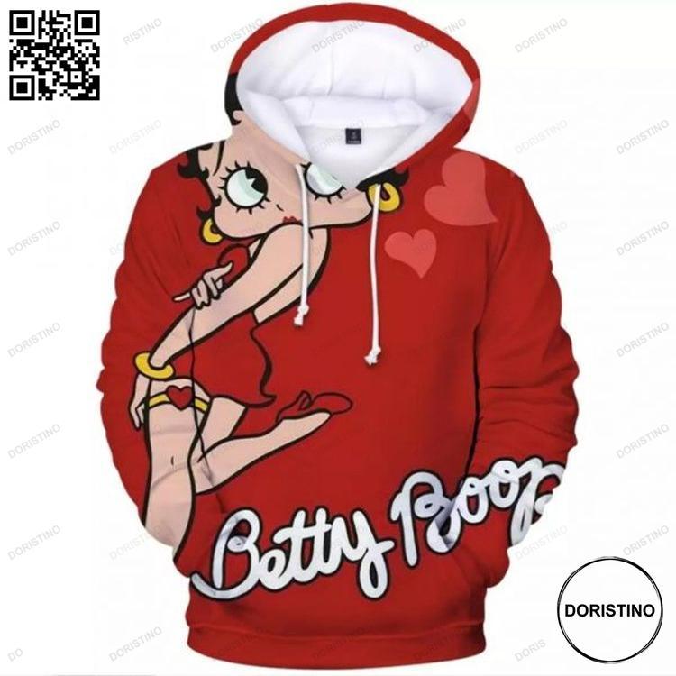 Betty Boop Anime Sexy Girl 3d All Over Print Hoodie