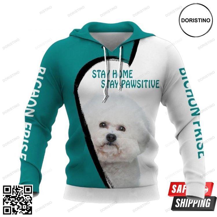 Bichon Frise Pawsitive Awesome 3D Hoodie