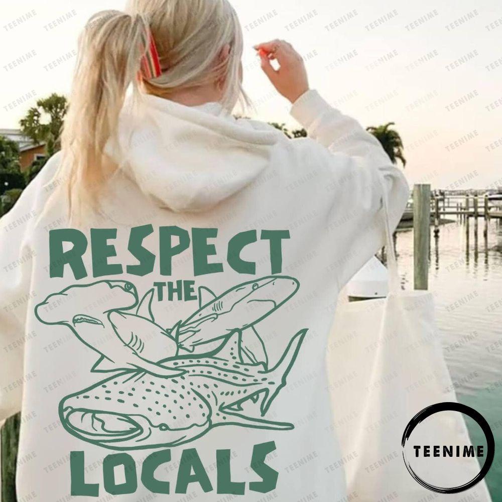 Respect The Locals Shark Teenime Limited Edition Shirts