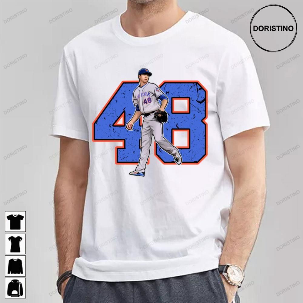 De Jacob Jacob DeGrom Baseball Number 48 Vintage Retro T-Shirt