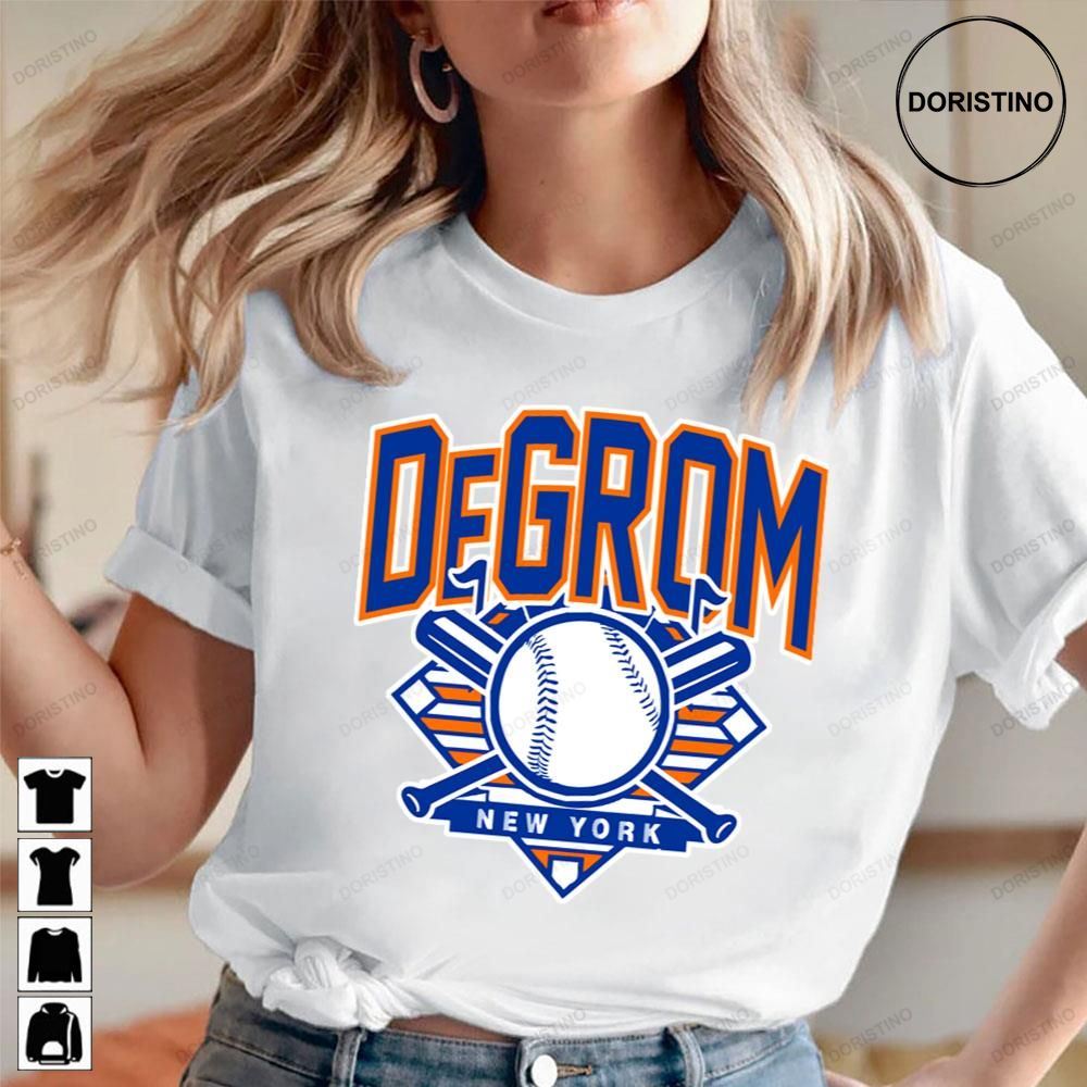 Jacob Degrom Retro New York Logo Baseball Awesome Shirts