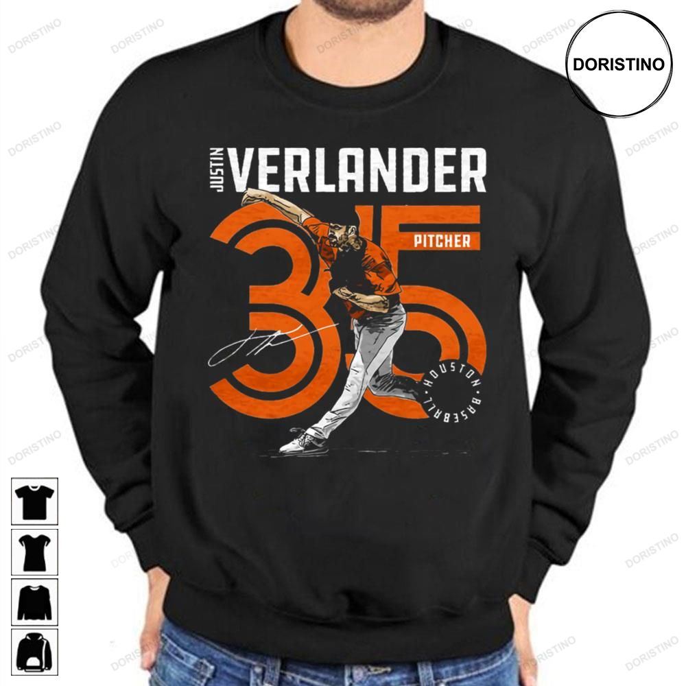 Justin Verlander Pitcher Funny Art Retro Baseball Awesome Shirts