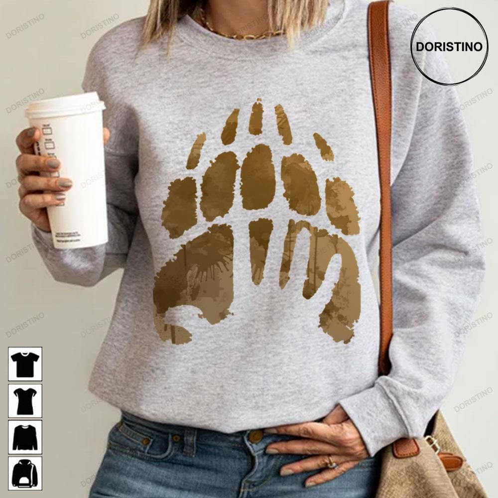 Paw Inspired Silhouette Awesome Shirts