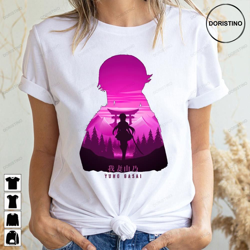 Pink Art Yuno Gasai Mirai Nikki Awesome Shirts