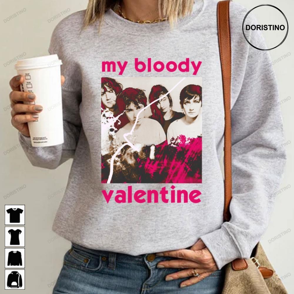 Pink Retro My Bloody Valentine Awesome Shirts
