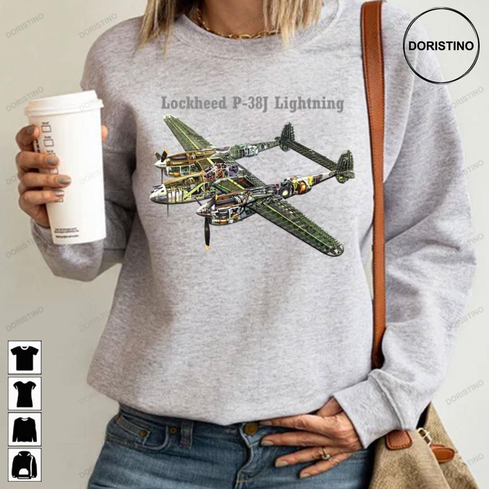 Lockheed P-38j Lightning Awesome Shirts