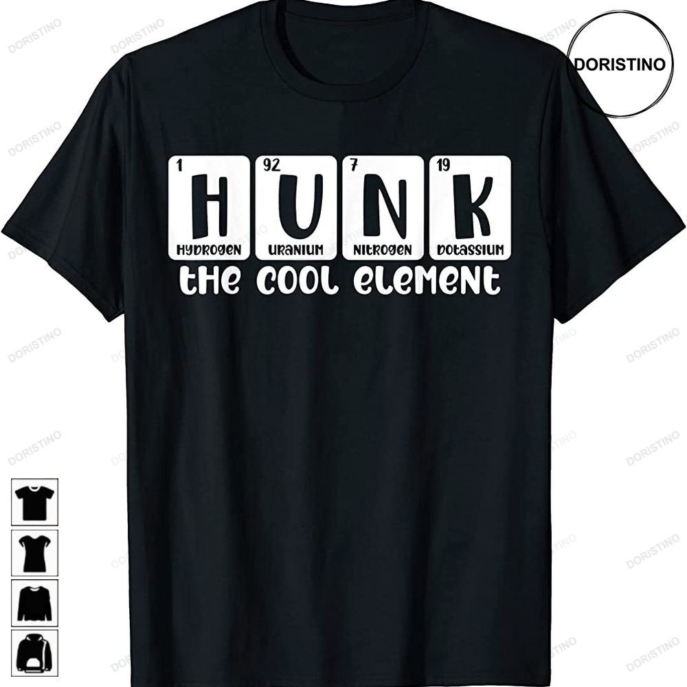 Hunk The Cool Element Valentine Day 2023 Periodic Chemistry Limited Edition T-shirts