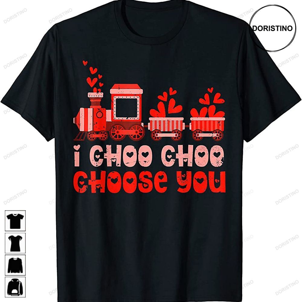 I Choo Choo Choose You Cute Train Valentines Day Boys Kids Limited Edition T-shirts