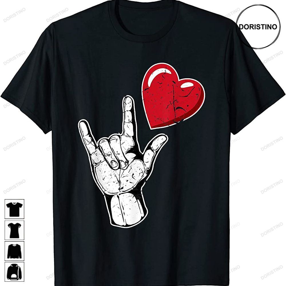 I Love You Hand Sign Valentines Day Language Limited Edition T-shirts