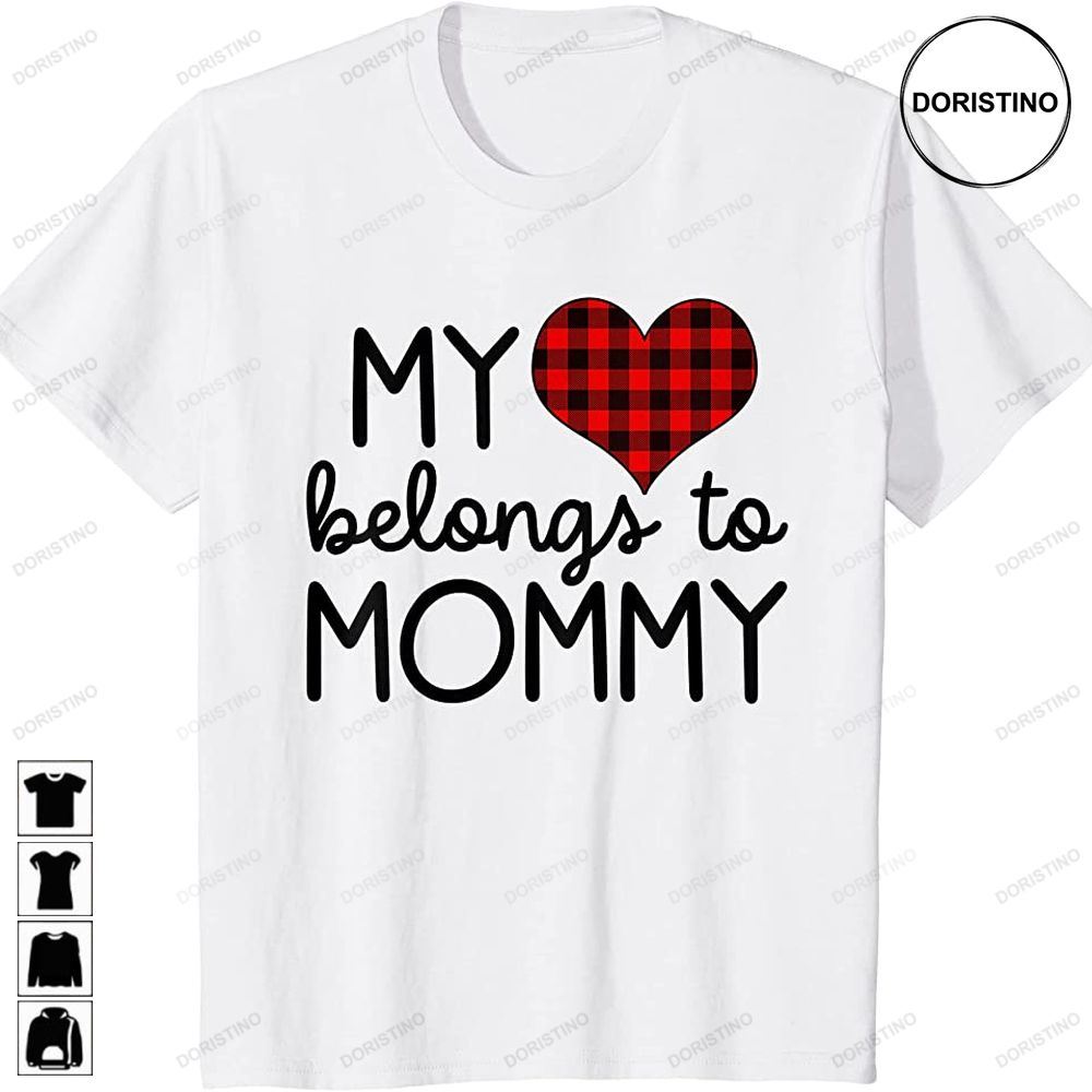 Kids My Heart Belongs To Mommy Valentines Day Mom From Baby Boy Trending Style