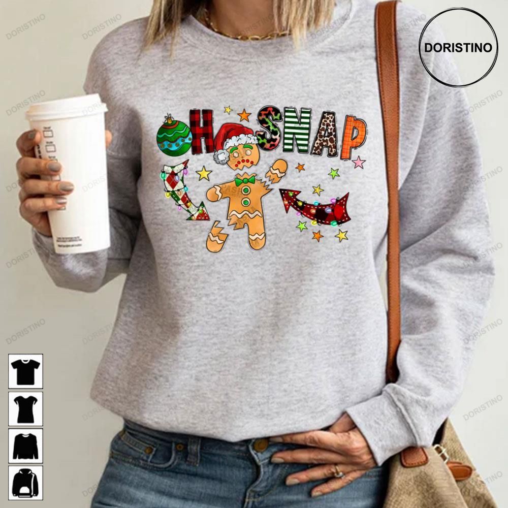 Oh Snap Cookie Man Christmas Light Limited Edition T-shirts