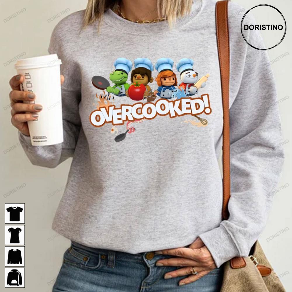 Overcooked Logo Video Game Limited Edition T-shirts
