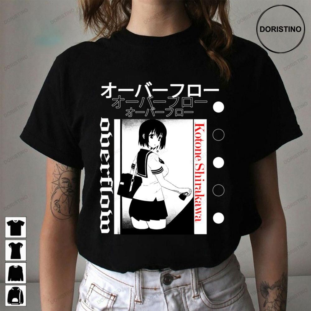 Overflow Kotone Shirakawa Logo Overflow Characters Anime Trending Style